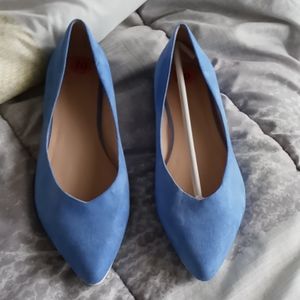 Blue suede shoes